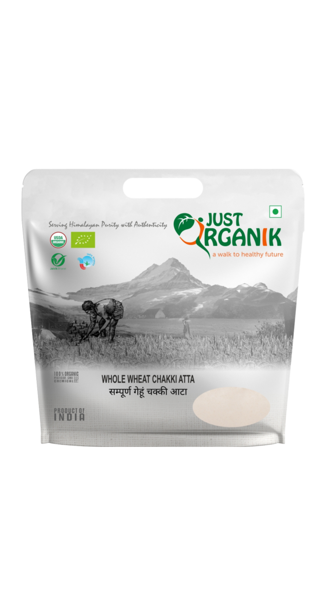 Whole Wheat Flour - Just Organik - 1000gm