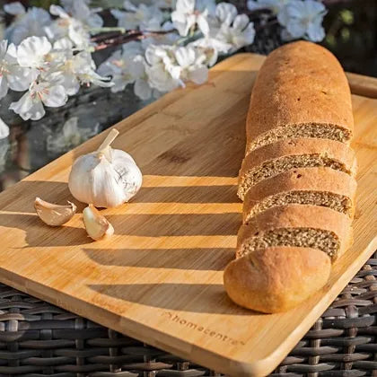 Bread | Whole Wheat Garlic Bread - No Bread Improver, Emulsifiers, Stabiliser, No Preservatives & No Flavour Enhancer Or No Refined Sugar - Paushtaa - 300gm