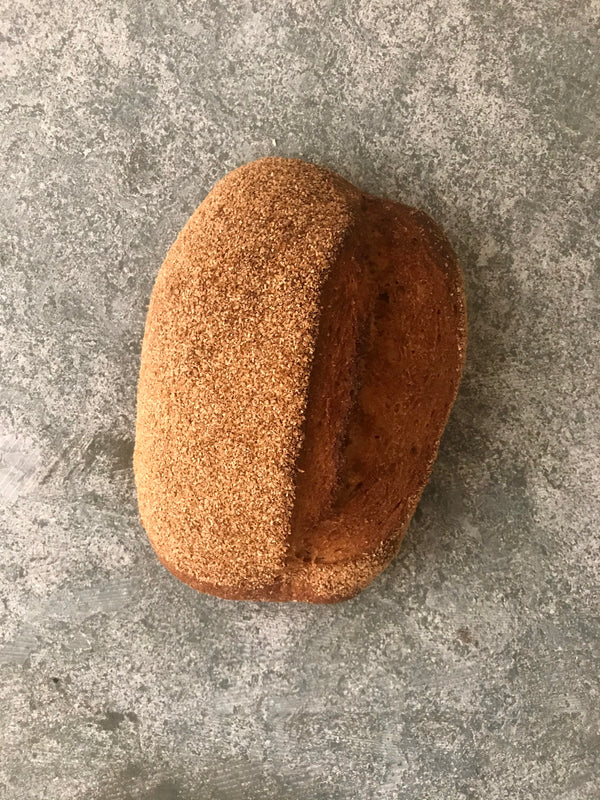 Whole Wheat Bran Sourdough | Organic &amp; Handmade - 18-20 Hours Fermentation - Robust Flavour - Best For Soup &amp; Pasta - Vegan, No Bread Improver, Emulsifiers, Stabiliser, No Preservatives &amp; No Flavour Enhancer Or No Refined Sugar – Earthy Grains - 600gm