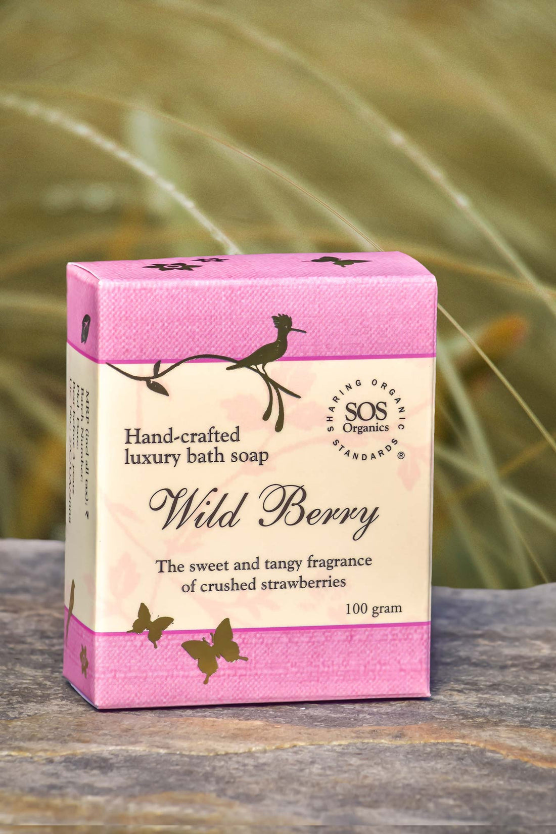 Wild Berry Soap - SOS Organics - 100gm