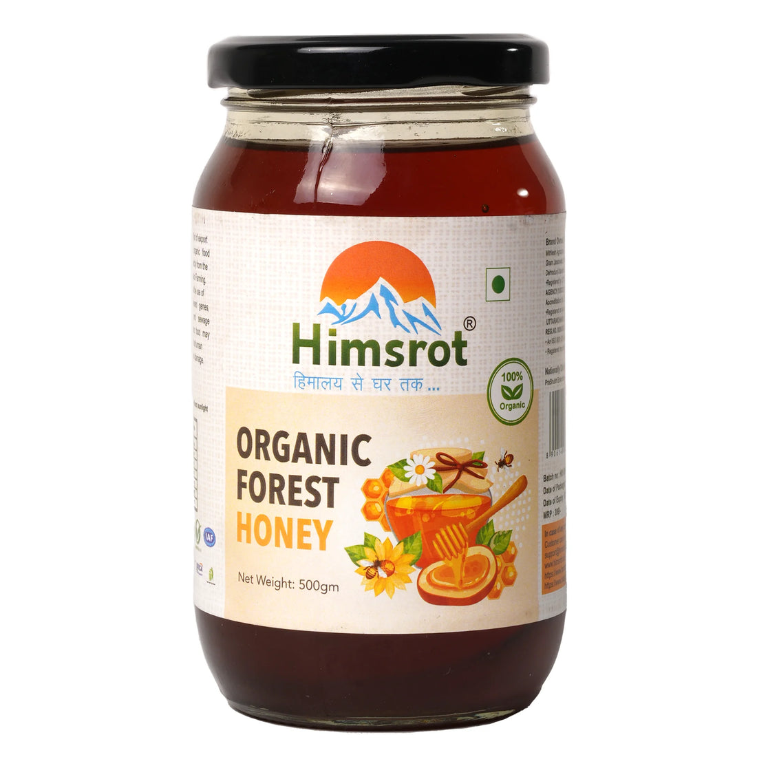 Honey | Wild Forest - Certified Organic - Himsrot - 500gm