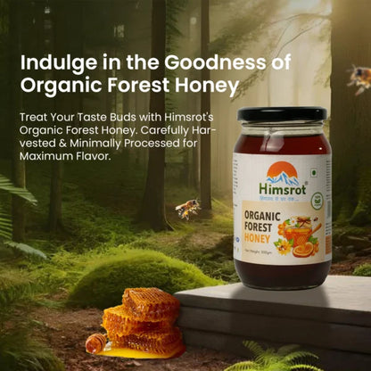 Honey | Wild Forest - Certified Organic - Himsrot - 500gm