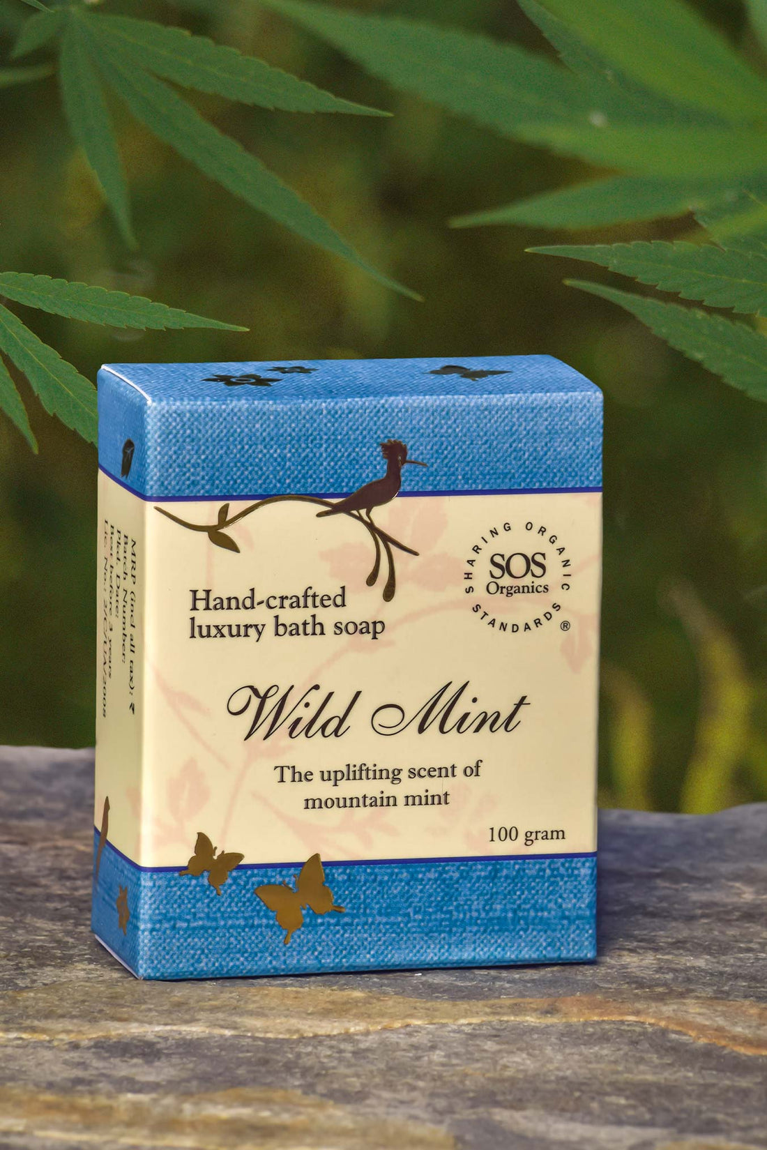 Wild Mint Soap - SOS Organics - 100gm