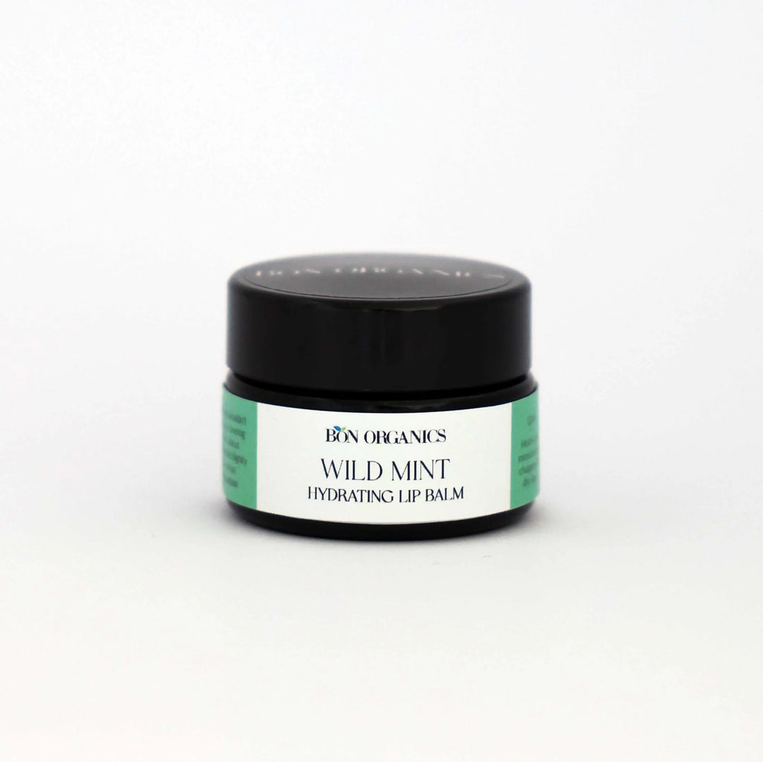 Lip Balm | Wild Mint (Plain) - Vegan, No Artificial Colors & Fragrances - Bon Organics - 12gm