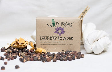 Laundry Powder | (Made From Fruits Peel & Seeds) - Citrus + - Natural - Wild Ideas - 500gm