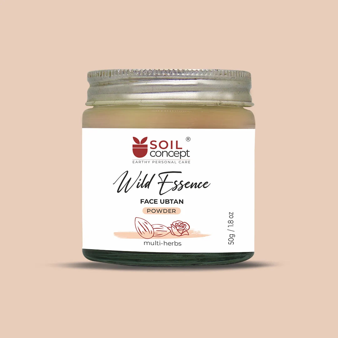 Ubtan | Face Ubtan Powder - Wild Essence - Natural - Chemical Free - Soil Concept - 50gm