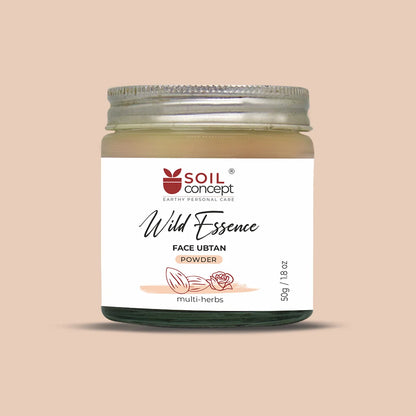 Ubtan | Face Ubtan Powder - Wild Essence - Natural - Chemical Free - Soil Concept - 50gm
