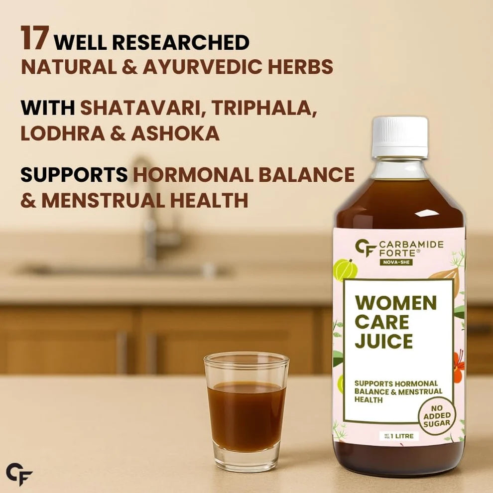 Woman Care Juice – Ayurvedic Heart &amp; Lipid-No Added Sugar-Carbamide Forte-1000ml