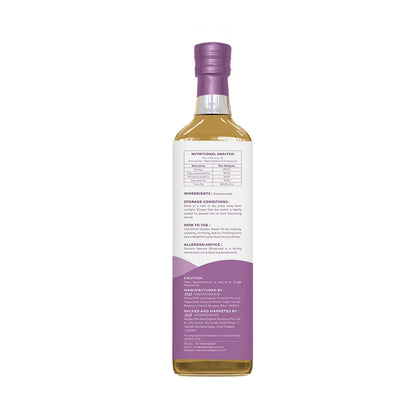 Sesame Oil | Woodpressed White Sesame Oil - 100% Natural - No Added Preservatives - Adya Organic - 100ml