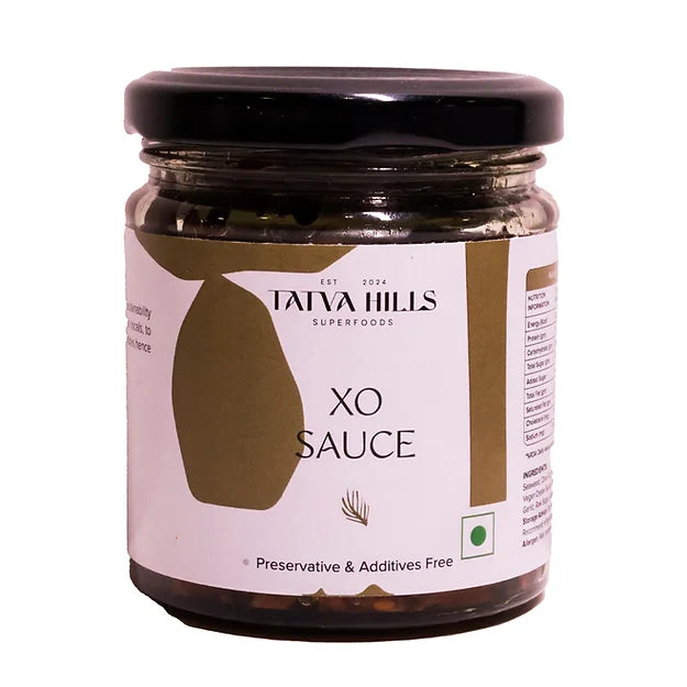 Sauce | XO Sauce (Made With Olive Oil & Flax Seed Oil) – No Added Preservatives & Additives Free – Tatva Hills – 175gm