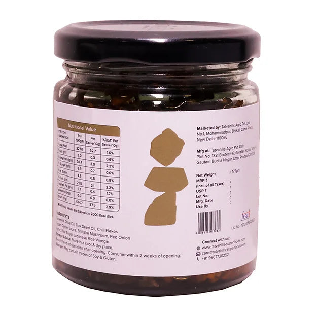 Sauce | XO Sauce (Made With Olive Oil &amp; Flax Seed Oil) – No Added Preservatives &amp; Additives Free – Tatva Hills – 175gm