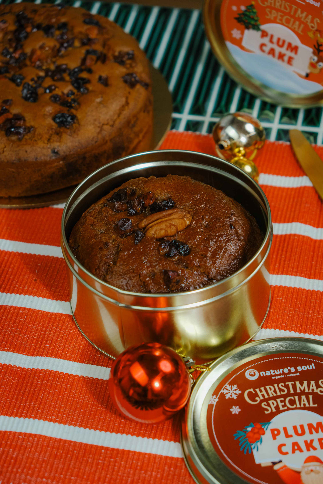 Plum Cake | Alcohol Free – Vegan, Gluten Free & Refined Sugar Free – Nature’s Soul – 450gm