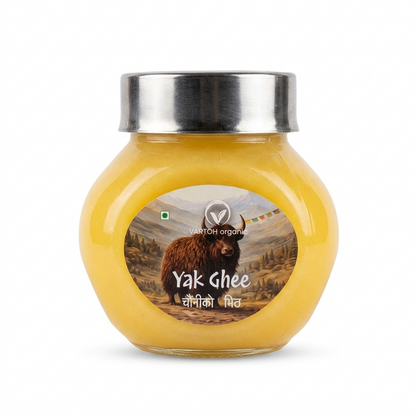 Ghee |Yak Ghee -Pure Himalayan Ghee from Sikkim- No Synthetic Additives or Harmones - Vartoh Organic -150gm