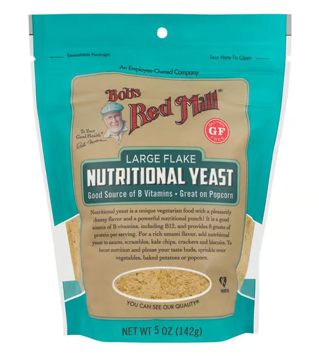 Flakes | Nutritional Yeast ( Large Flakes ) - Great on Popcorn - Gluten Free &amp; High In Protein - Bob&