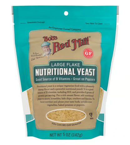 Flakes | Nutritional Yeast ( Large Flakes ) - Great on Popcorn - Gluten Free &amp; High In Protein - Bob&