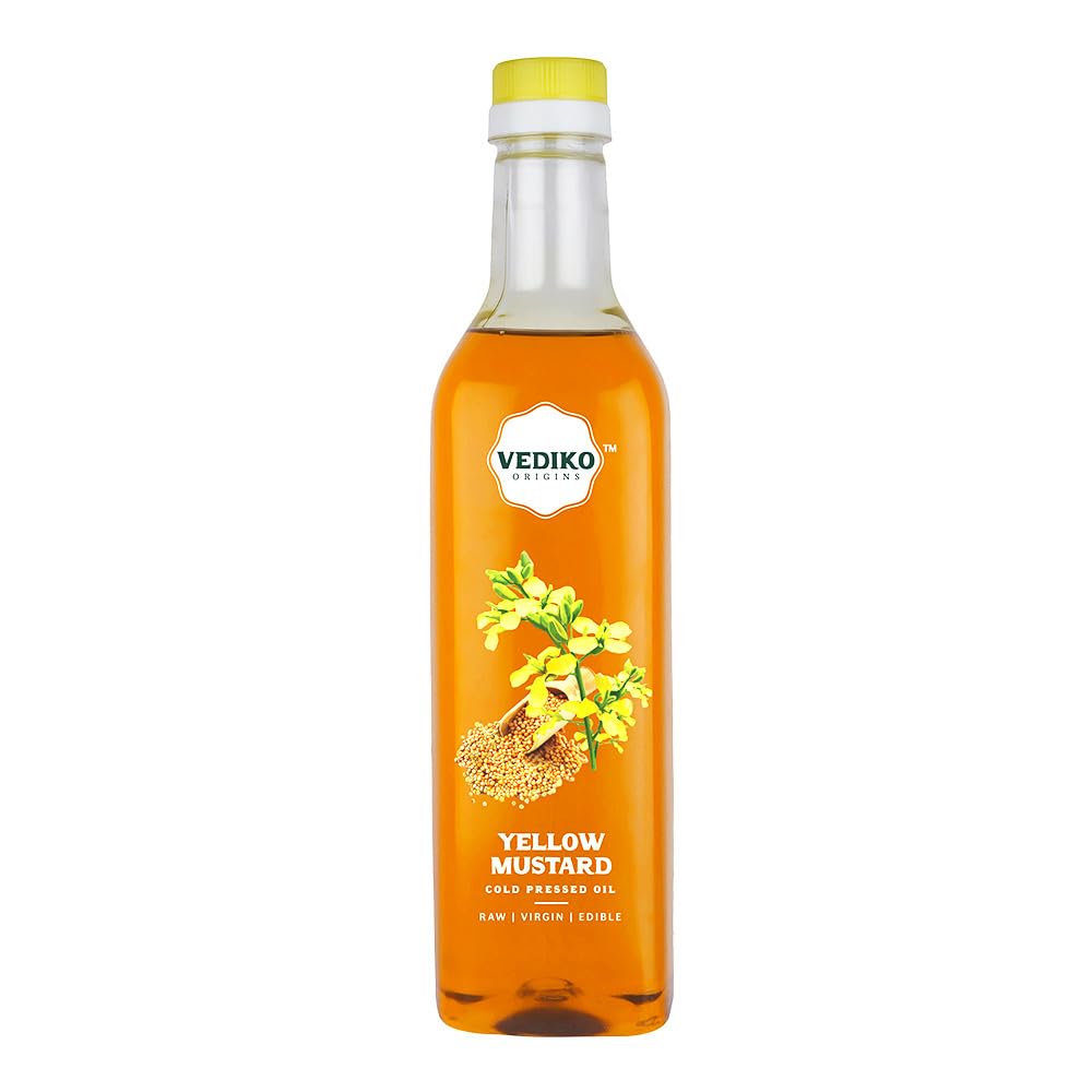 Yellow Mustard Oil | Cold Pressed – Vediko – 1000ml
