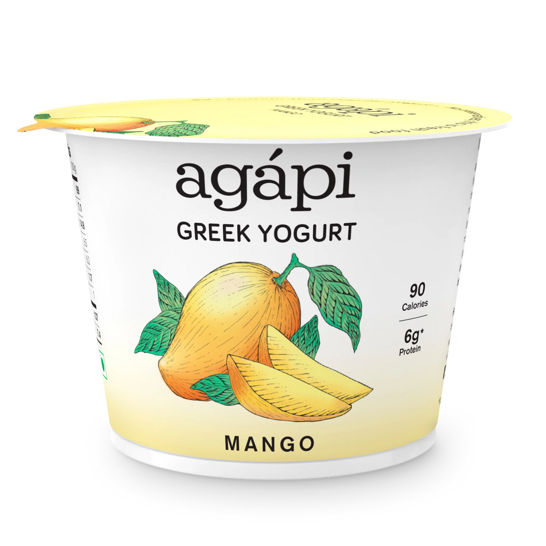 Yogurt | Mango Greek – High In Protein, Lowest Added Sugar, No Preservatives, No Colors & No Artificial Ingredients – Agapi – 90gm