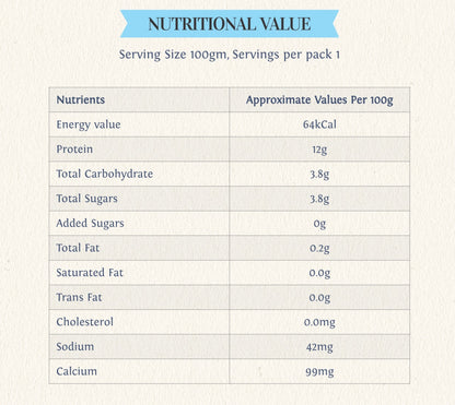 Yogurt | Original (Made From A2 Milk) – No Added Sugar, 12gm Protein, Zero Preservatives, Fat Free &amp;amp; Lactose Free – Skyrrup – 100gm