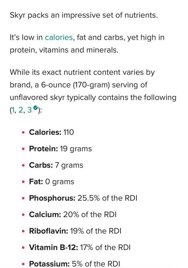 Yogurt | Original (Made From A2 Milk) – No Added Sugar, 12gm Protein, Zero Preservatives, Fat Free &amp;amp; Lactose Free – Skyrrup – 100gm