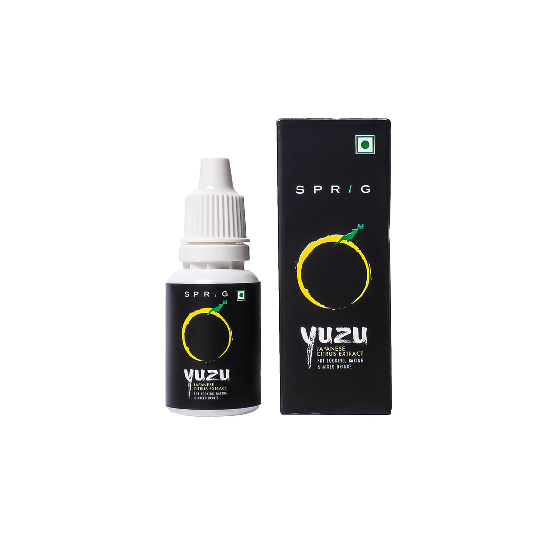 Citrus Extract | Yuzu Japanese Citrus Extract - For Cooking, Baking &amp; Mixed Drinks - Vegan, Gluten Free, Kosher, No Added Sugar, Keto Friendly, Paleo Friendly, No Added Synthetic Colors Or Flavors - Sprig - 50ml