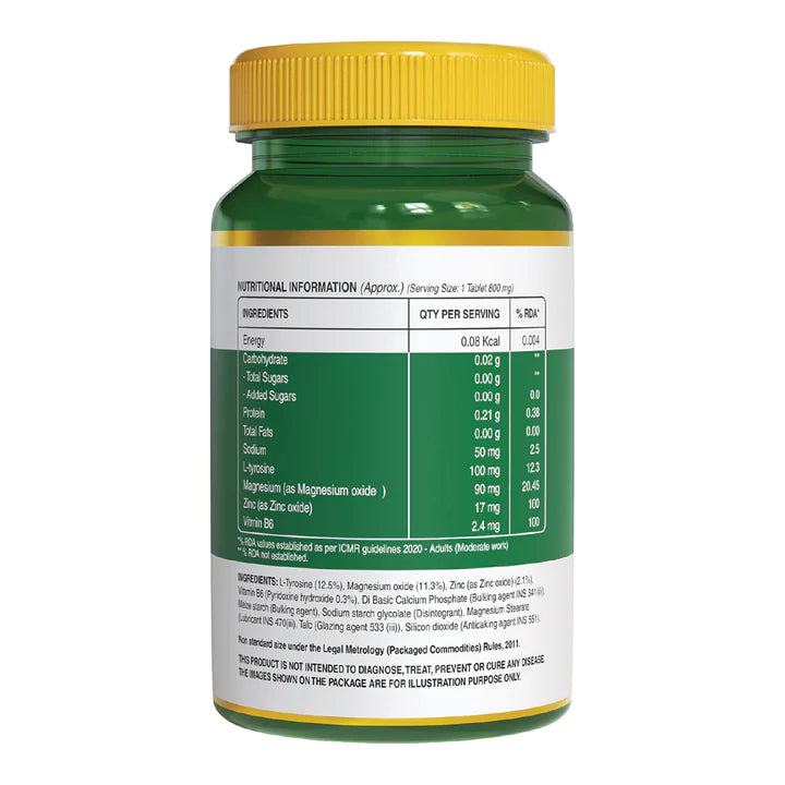 Zinc - Zma | Magnesium + Vitamin B6 (Vitamin &amp; Minerals) - Aids Muscle Function, Boosts Immunity &amp;amp; Support Bone Health - Pure Nutrition - (800mg) - 60 Capsules