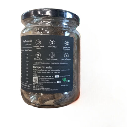 Mushroom | Morel Mushroom (Wild) - Gucchi – Tiny Treasures – Ideal For Soup, Omelettes And Garnishes – Suitable For Preservation – Gluten Free, High In Protein And Fiber &amp;amp; Enriched With Antioxidants – Alchemy Dose – 60gm