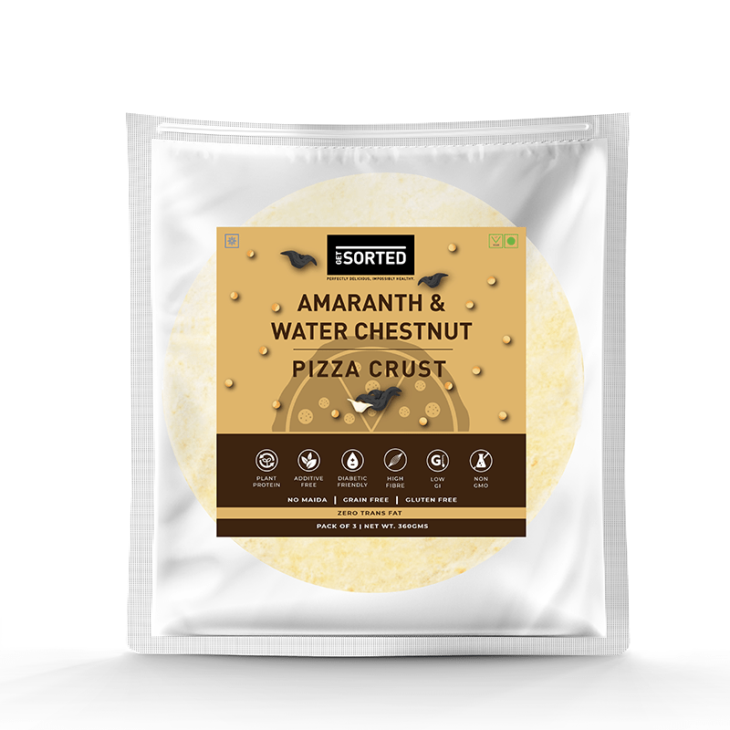 Pizza Crust | Amaranth & Water Chestnut 10&