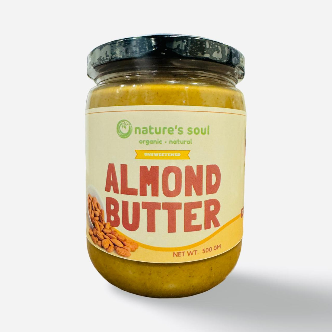 Almond Butter - Unsweetened - Made from Certified Organic Almonds - Nature&