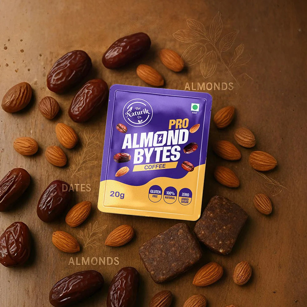 Almond bytes | Cranberry (Sweetened With Dates) - Pro - 100% Natural - Gluten Free & No Added Sugar - The Naturik Co - 20gm