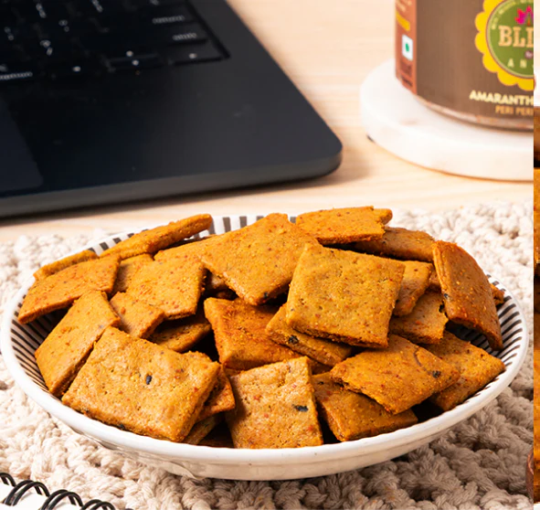 Amaranth Protein Peri Peri Bites – No Preservatives - No Refined Sugar - No Food Colour - Bliss Box Foods – 150gm