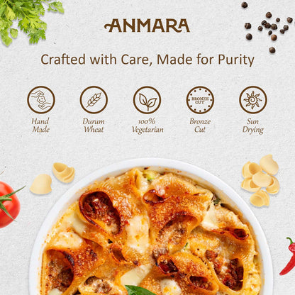 Pasta | Lumaconi Hard Durum Wheat Pasta - Organic - Italy - Anmara – 500gm