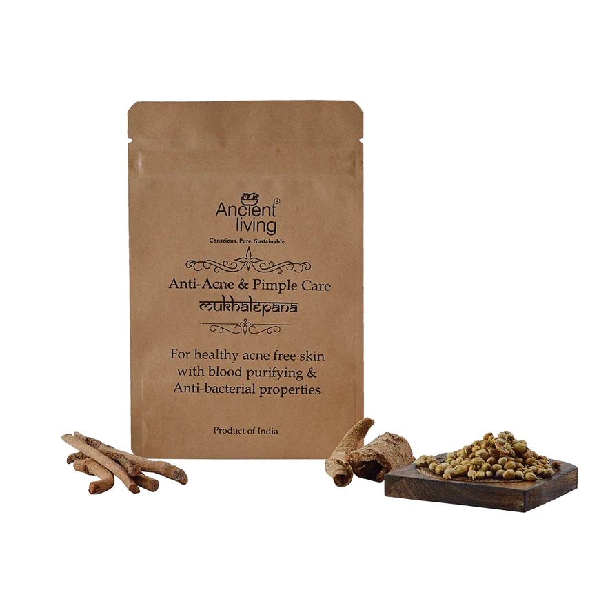 Face Pack  | Anti Pimple Face Pack- Free from synthetic Additives and Preservatives -  Ancient Living - 40gm