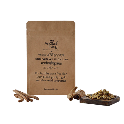 Face Pack  | Anti Pimple Face Pack- Free from synthetic Additives and Preservatives -  Ancient Living - 40gm