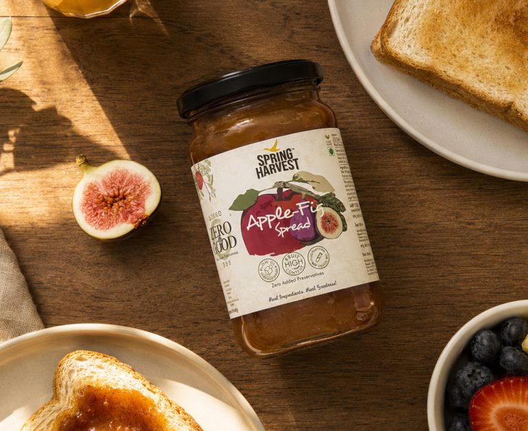 Spread | Apple Fig Spread- No artificial colours, Flavours, or Preservatives – Fouziya’s Cooking (Spring Harvest) – 225gm