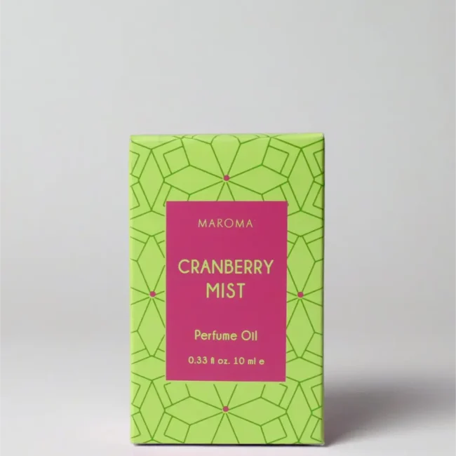 Perfume Oil | Cranberry Mist Perfume Oil - 100% Natural -Vegan, Cruelty Free &amp;amp; Palm Oil Free - Maroma - 10ml