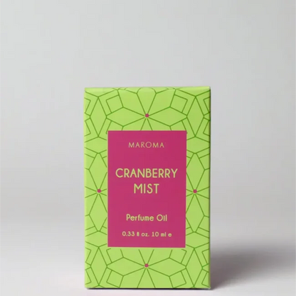 Perfume Oil | Cranberry Mist Perfume Oil - 100% Natural -Vegan, Cruelty Free &amp;amp; Palm Oil Free - Maroma - 10ml