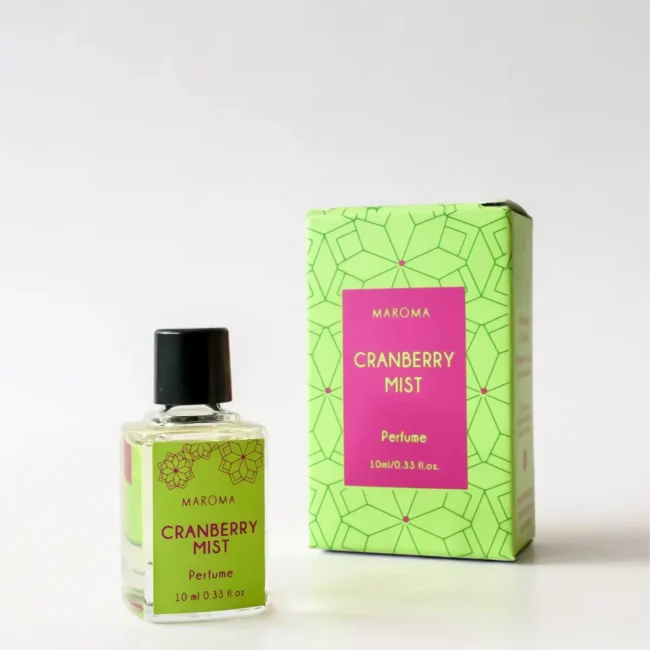 Perfume Oil | Cranberry Mist Perfume Oil - 100% Natural -Vegan, Cruelty Free &amp;amp; Palm Oil Free - Maroma - 10ml