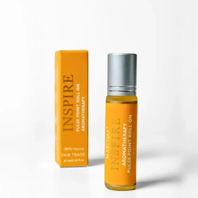 Roll On | Inspire Aromatherapy Roll-On Perfume - Aromatherapy For Better Sleep - 100% Natural -Vegan, Cruelty Free &amp;amp; Palm Oil Free - Maroma - 10ml