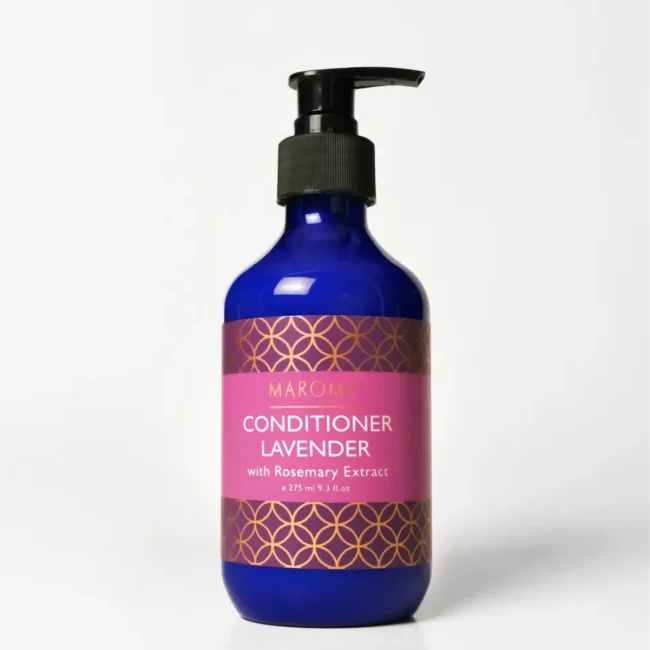 Conditioner | Lavender Conditioner (With Rosemary Extract) - Calms Scalp, Softens Hair, Reduces Frizz- Vegan, Cruelty Free, Palm Oil Free, No Parabens, Synthetic Fragrances &amp; No Artificial Color - Maroma - 275ml