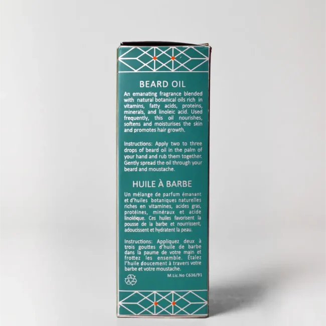 Beard Oil | Olibanum Citrus Men’s Beard Oil-Natural Essential Oil- 100% vegan -Softens Beard, Revives Skin, Fresh Resin-Citrus Blend- Maroma - 30ml