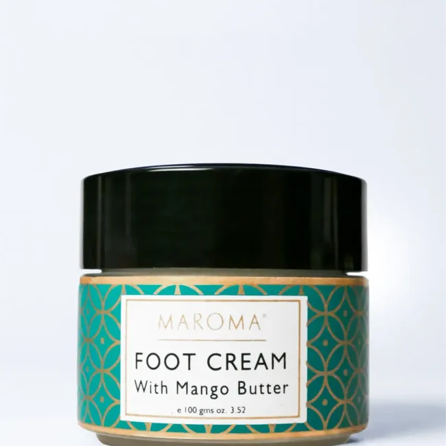Foot Cream | Mango Butter Foot Cream - 100% Natural -Vegan, Plam Oil Free, Cruelty Free- Maroma - 100gm
