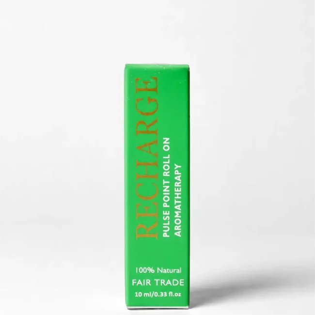 Roll On | Recharge Aromatherapy Roll-On Perfume - Aromatherapy For Better Sleep - 100% Natural -Vegan, Cruelty Free &amp;amp; Palm Oil Free - Maroma - 10ml