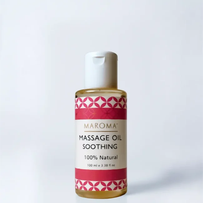 Oil | Massage Oil Soothing  -100% Natural, Vegan-Relaxing, Cooling, Rejuvenating– Maroma– 100ml