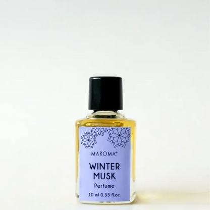 Perfume Oil | Winter Musk Roll On (Perfume Oil) - 100% Natural -Vegan, Cruelty Free &amp;amp; Palm Oil Free - Maroma - 10ml