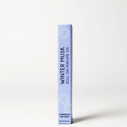 Roll On | Winter Musk Roll On (Perfume Oil) - Fresh, Sweet, Grounding - 100% Natural -Vegan, Cruelty Free &amp;amp; Palm Oil Free - Maroma - 10ml