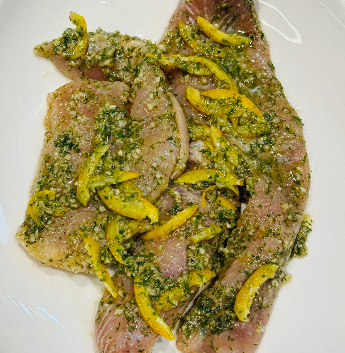 Citrus Dill Sole - Fresh - Antibiotics &amp; Hormone Free - Ready to Cook - 250gm