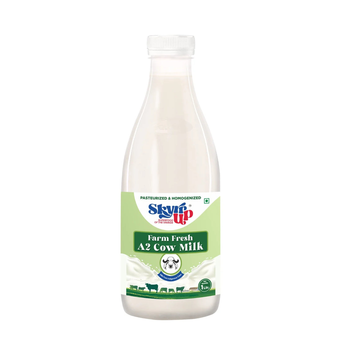 Milk | Farm Fresh A2 Cow Milk -Pasteurized & Homogenized - SkyrrUp - 1000ml