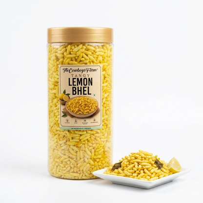 Bhel | Lemon Bhel – Gluten Free &amp; No Palm Oil –The Cowboys Farm – 200gm