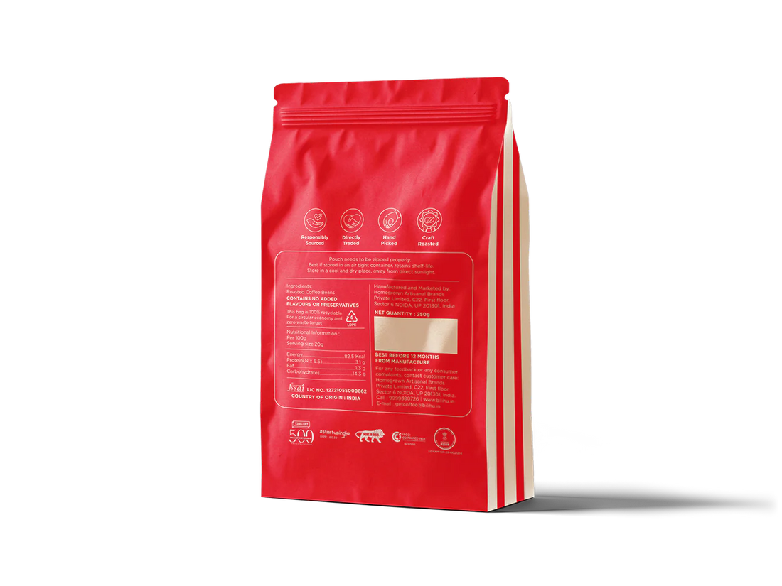 Coffee | Aghora Estate Medium Roast French Press Coffee – Single Estate – Organic – Indian - Bili Hu - 200gm