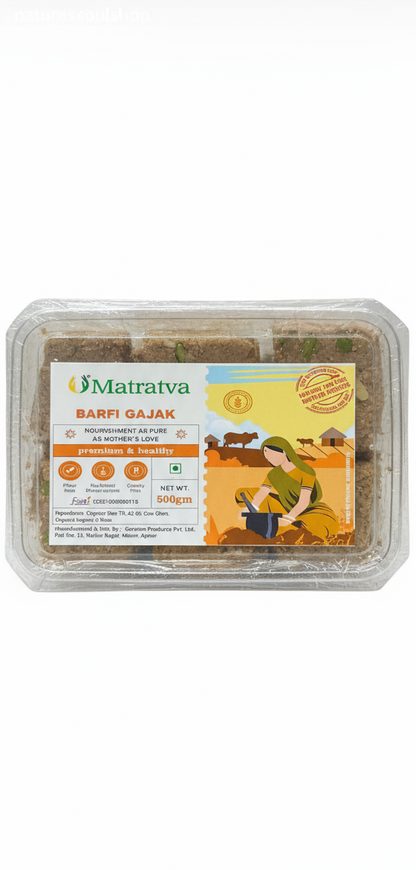 Barfi Gajjak | Organic - No Added Preservatives – Matratva – 500gm